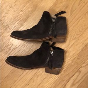 Dolce vita suede gray booties